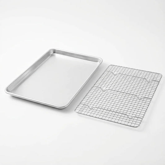 Commercial Kitchen Oven Safe Grill Pan, Oil Draining. 40x31x3cm, Heavy Duty,