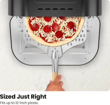 Electric Countertop Indoor Pizza Oven - Heats to 800°F  Makes 12 Inch Pizzas in Minutes,