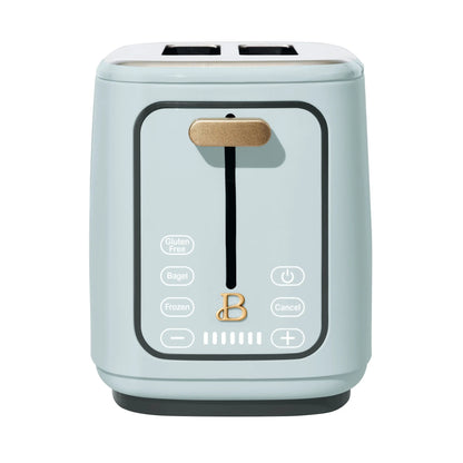 Beautiful 2 Slice Toaster with Touch-Activated Display,