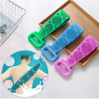Silicone Body Scrubber Back Massage Exfoliating Sponge