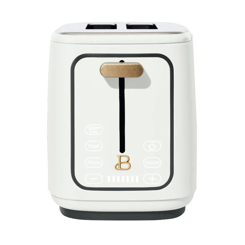 Beautiful 2 Slice Toaster with Touch-Activated Display,