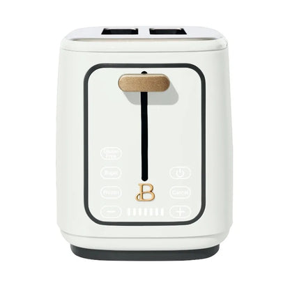Beautiful 2 Slice Toaster with Touch-Activated Display,