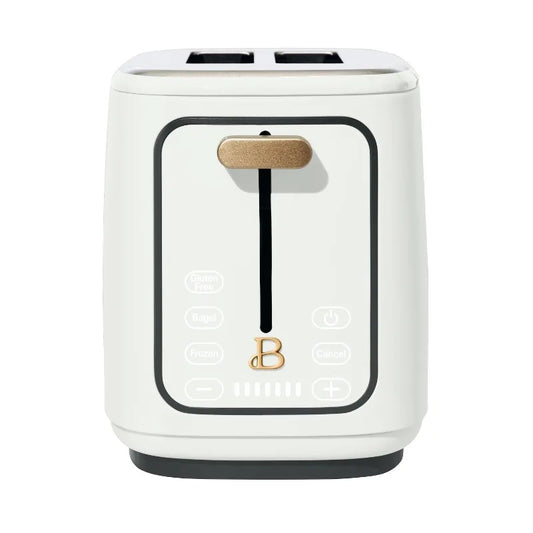 Beautiful 2 Slice Toaster with Touch-Activated Display,