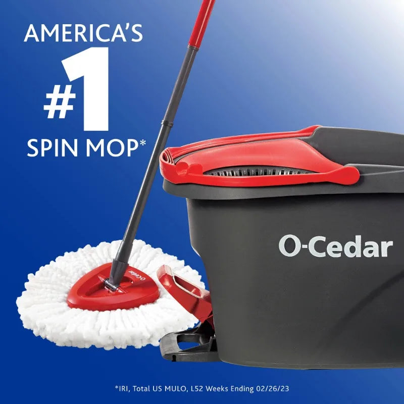 Easy Wring Microfiber Spin Mop and Bucket Cleaning System