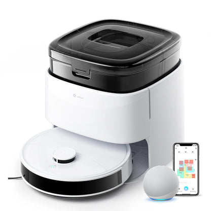 Robot Vacuum Cleaner with Mapping, Emptying Station, Automatic Washing and Drying,